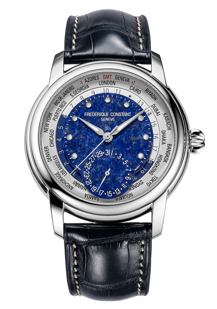MEN MANUF WR50 SS STRA BLUE